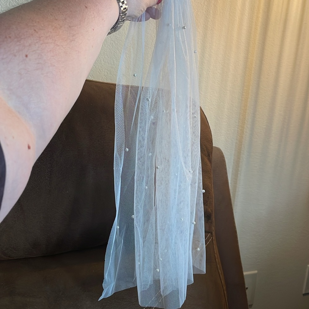 Bridal Veil with Pearls